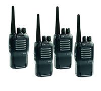 Midland G11 Pro Quad Pack 4-pack of robust, licence-free two-way radios, perfect for professional use.