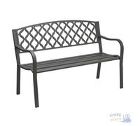 Midland Garden Bench Anthracite Color 128X56XH 85