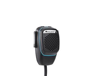 Midland - Hands Free Car Kit Bluetooth 4-Pin, Microphone Wireless, Bluetooth Transmitter, Noise Reduction, Dual Mike with Steering Wheel PTT for CB Radio & CBTalk App, Professional Driving Set