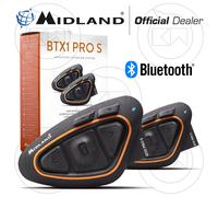Intercom Motorcycle Helmet Universal Bluetooth 4.2 Midland btx1 pro S Double