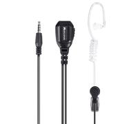 Midland Ma 31-777 Pro Micro W/pneumatic Earphone&ptt 1 Pin Headphone Black