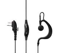 Midland - MA27-M Microphone with Ergonomic Radio Earpiece with 3.5mm Screw Jack, VOX/PTT Function, Height Adjustment - Compatible with Walkie Talkies G15 PRO, G18 PRO, Arctic and Motorola 2-Pin
