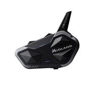 Midland - Motorbike Helmet Bluetooth Headset BTR1 Advanced X Motorcycle Intercom Single C1529.05, Bluetooth Intercom System, Conference 4 Riders, Universal Connectivity, Motorbike Accessories