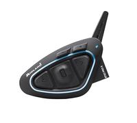 Midland - Motorcycle Intercom BTX2 Pro S LR Single, Waterproof IPX6 Helmet Headset, Dual Bluetooth Processor, 1.6Km, 4 Pairs of Riders, 23H Battery, Noise Cancellation, Hi-Fi Audio, Universal Intercom