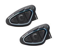 Midland - Motorcycle Intercom BTX2 Pro S Twin, Waterproof IPX6 Helmet Bluetooth Headset, Dual Bluetooth Processor, 800m, 8 People Conference, 23H, Noise Cancellation, Hi-Fi Audio, Universal Intercom
