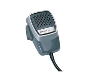Midland - New Mike Microphone for CB Radio, 4-Pin Connector, Clear and Interference-Free Audio, Compatible with Alan 48, Alan 68S, 8001XT, Ergonomic Design, Durable and Reliable for Professional Use