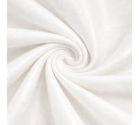 Midland Textiles 1 Meter 100% Silk Paj Lightweight Fabric 90 cm Wide, Ivory Shiny & Silky Lining Cloth Fabric for Dress Making, Embroidery, DIY Crafts & Silk Painting 36"