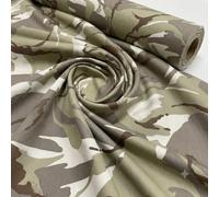 Midland Textiles Army Military Camouflage 100% Cotton Drill by The Metre, Medium Weight 58" Wide Cotton Fabric Material, Durable Camouflage Print Fabric for Sewing, Uniform, Jackets, and Workwear