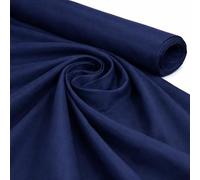 Midland Textiles Navy 1 Meter Pack 100% Cotton Fabric by The Metre 58 Inches Wide Plain 60 Square - Ideal for Quilting, Sewing, Dressmaking, Curtain Linings, Totes, Bedding, Pillowcases