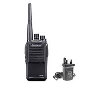 Midland - Walkie Talkie G15 Pro, 2 Way Radio with 32 PMR446 Channels, IP67 Waterproof, Rechargeable Lithium Battery, VOX, UK Wall Charger, Survival Equipment for Hunting, Airsoft, and Outdoor Use