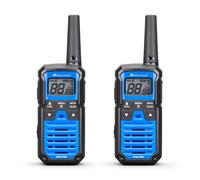 Midland XT50 Pro Splash- and moisture-resistant walkie-talkie with a range of up to 8 km and a special RRM channel for emergency reporting.