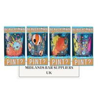 Midlands Bar Suppliers - Beavertown New Range 'Navy Seals' Set of Four Pint Glasses