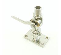 MiDMarine Boat Surface Mount VHF Antenna Base, 4 Way Swivel Stainless Steel 316