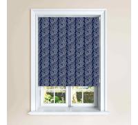 (Midnight, 90 cm Width x 140 cm Drop) Beanstalk Leaf Design Blackout Roller Windows Blinds