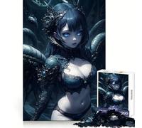 Midnight Angel Jigsaws 1000 Pieces for Teenagers Sharp Thinking Neat Cut Fun Activity (50x75cm)