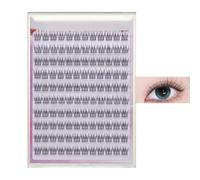 Midnight Black Cluster Lashes 120 PCS Natural Voluminous Effect Eyelash Clusters Soft Volume Enhancer for a Fuller and Softer Appearance Eye Makeup Looks for Daily Use (Midnight Black)