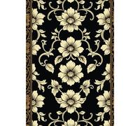 "Midnight Bloom: A Luxe Floral Unruled Notebook": Elegant 7x10 Matte Cover Journal | 110 Blank Pages for Sketching, Writing & Creative Expression
