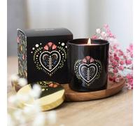 Midnight Bloom Black French Tulip Scented Candle - Elegant Floral Home Fragrance