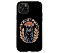 Midnight Bloom Cottagecore Cat Mushroom Laurel Case for iPhone 11 Pro