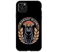 Midnight Bloom Cottagecore Cat Mushroom Laurel Case for iPhone 11 Pro Max