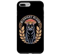 Midnight Bloom Cottagecore Cat Mushroom Laurel Case for iPhone 7 Plus/8 Plus