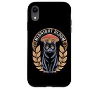 Midnight Bloom Cottagecore Cat Mushroom Laurel Case for iPhone XR