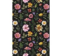 Midnight Bloom Journal: A Beautiful Black Floral Notebook for Writing, Journaling, Daily Reflections, Gratitude, Notes, and Creative Ideas