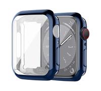(midnight blue, Apple Watch Series 10 42mm) TPU Case Screen Protector for Apple Watch Series 10 42mm 46mm Ultra-Thin Scratch Resistant Full Protective Cover