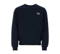 Midnight Blue Cotton Sweatshirt - male - A.P.C. - Sweatshirts - Blue - M - Sweatshirts & Hoodies M