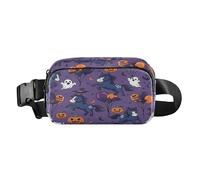 Midnight Blue Horses and Balloons Cute Fanny Pack Waist Bag for Women Men Teens Multipurpose Bum Bag Belt with Adjustable Strap for Workout