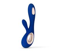 (Midnight Blue ) LELO SORAYA Wave Luxurious Rabbit Massager