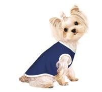 Midnight Blue Print Dog Shirt - Summer Dog Shirt Soft Comfortable Puppy Apparel Outfit for Small Dogs and Cats