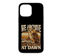 Midnight Book Owl We Archive At Dawn Readers Case for iPhone 13 Pro Max