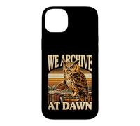Midnight Book Owl We Archive At Dawn Readers Case for iPhone 14 Plus