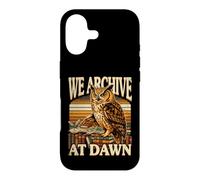 Midnight Book Owl We Archive At Dawn Readers Case for iPhone 17