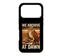 Midnight Book Owl We Archive At Dawn Readers Case for iPhone 17 Pro