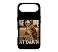 Midnight Book Owl We Archive At Dawn Readers Case for iPhone Air