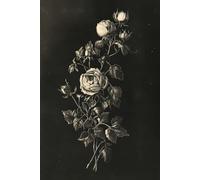 Midnight Botanica: A Noir Vintage Journal: 6x9 Lined Notebook - 200 Cream Pages - Victorian Floral Elegance in Monochrome