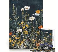 Midnight Botanical Display Puzzle for Teenagers 1000 Pieces Creative Play Stress Less Fun Challenge Art Decor (38x26cm)