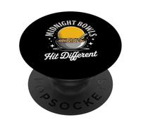 Midnight Bowls Hit Different Late Night Snack Lover PopSockets Adhesive PopGrip
