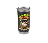 Midnight Candy Laboratory Ghost Scientist Halloween Candy Stainless Steel Insulated Tumbler