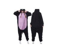 (Midnight Cat, Size L is recommended for heights between 168-178cm) Children's chicken, duck, Dalmatian, flying mouse, Sesame Street squirrel, horse, turtle cartoon one-piece pajamas performance costu