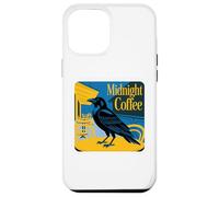 Midnight Coffee Raven On Outdoor Table Night Out Cozy Case for iPhone 12 Pro Max