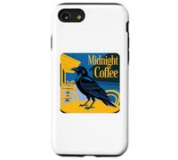 Midnight Coffee Raven On Outdoor Table Night Out Cozy Case for iPhone SE (2020) / 7/8