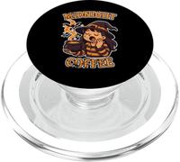 Midnight Coffee Sleepy Witch PopSockets PopGrip for MagSafe