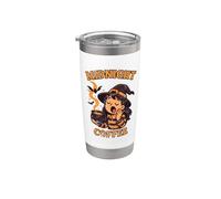 Midnight Coffee Sleepy Witch Stainless Steel Insulated Tumbler