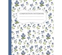 Midnight Coquette Composition Notebook: Girly Aesthetic | College Ruled | 110 Pages | Perfect for School or Work