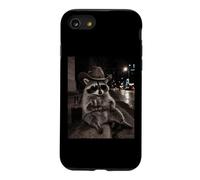 Midnight Cowboy Raccoon With A Drink Under The City Lights Case for iPhone SE (2020) / 7/8