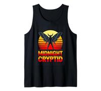 Midnight Cryptid Mothman Paranormal Night Horror Tank Top