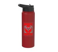 Midnight Cryptid Mothman Paranormal Urban Legend Stainless Steel Insulated Water Bottle
